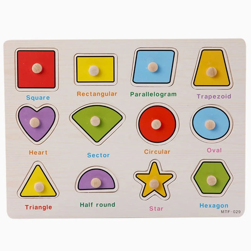 Montessori Wooden Blocks