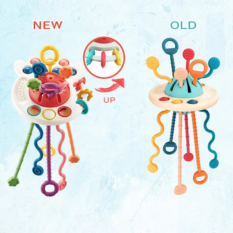 Sensory Octopus Pull Toy