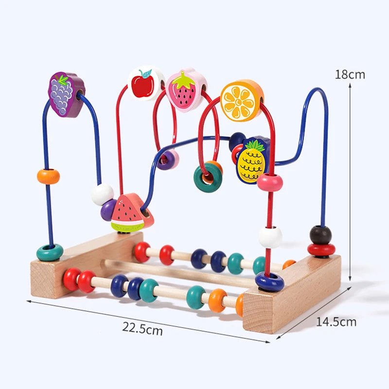 Wooden Bead Maze Toy