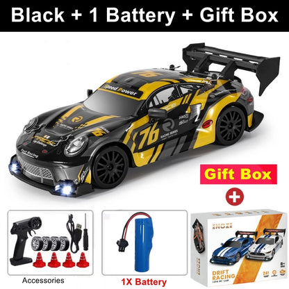 4WD RC Drift Car with LED Lights