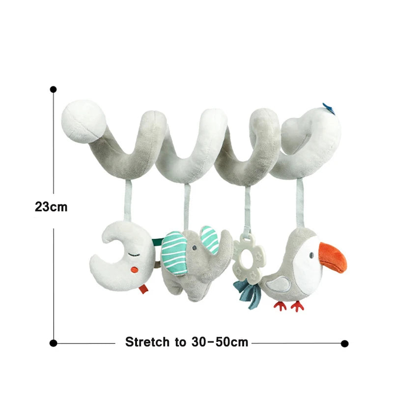 Plush Animal Baby Rattle Toy