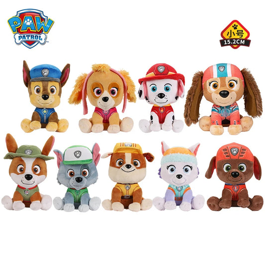 PAW Patrol Plush Toy Collection – Chase, Marshall, Skye, Zuma & Friends