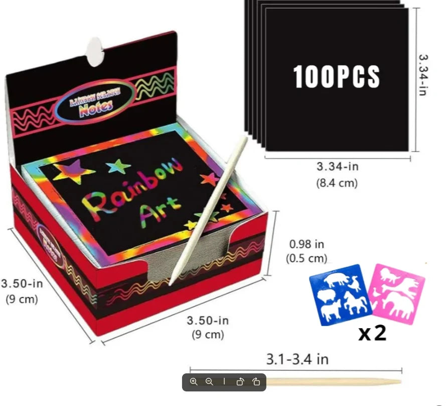 Scratch Painting Cards