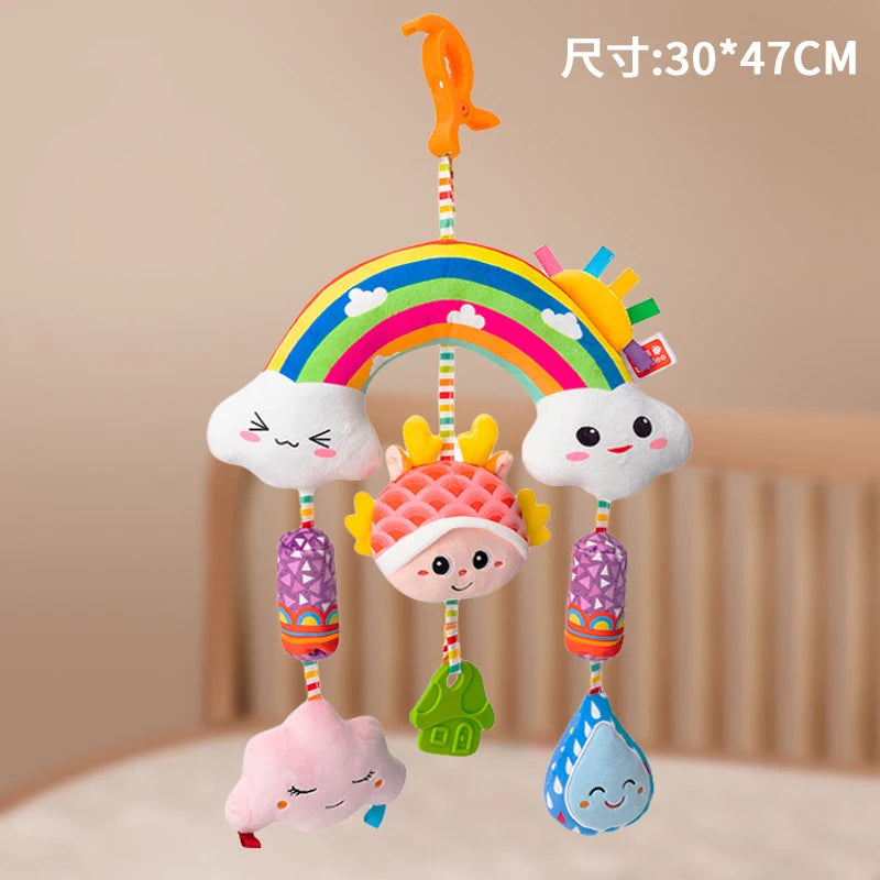 Plush Animal Baby Rattle Toy