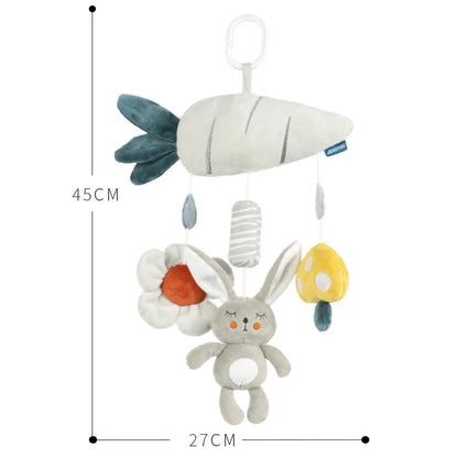 Plush Animal Baby Rattle Toy