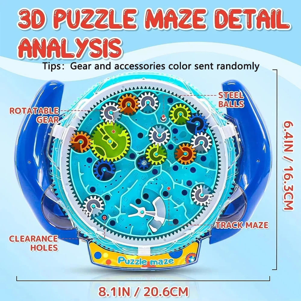 3D Rolling Ball Maze Puzzle