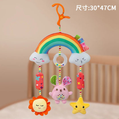 Plush Animal Baby Rattle Toy