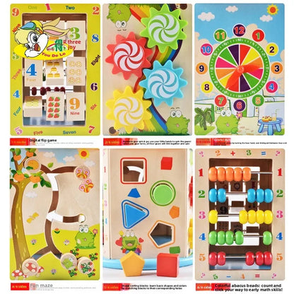Wooden Preschool Skill Box