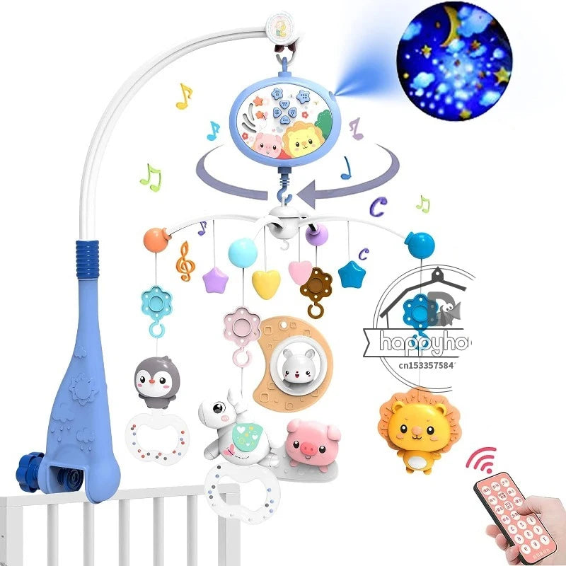 Musical Baby Crib Mobile with Lights & Projection