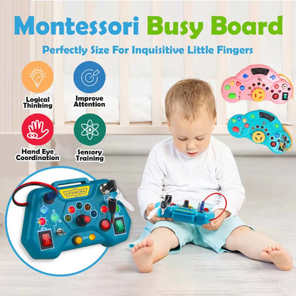 Child Montessori Busy Board