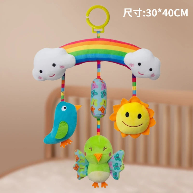 Plush Animal Baby Rattle Toy