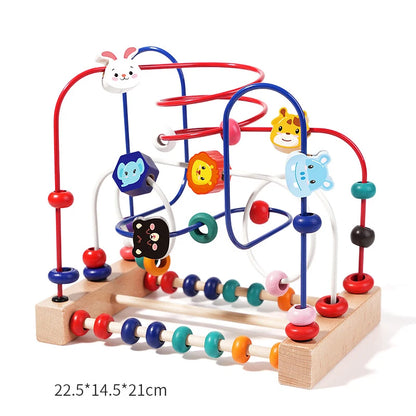 Wooden Bead Maze Toy