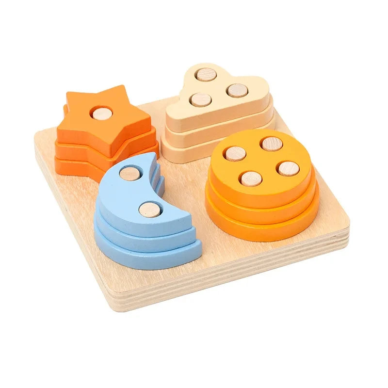 Montessori Wooden Blocks