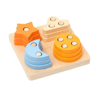 Montessori Wooden Blocks
