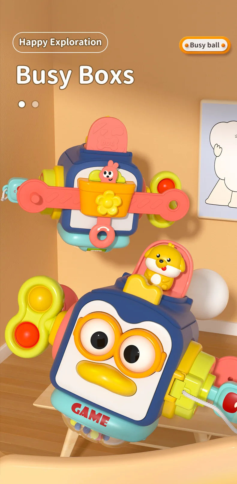 Montessori Busy Cube