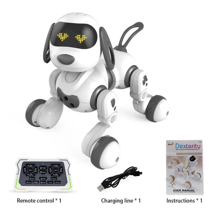Smart RC Robot Dog – Interactive Stunt Toy with Voice Control, Music & Touch Sensors