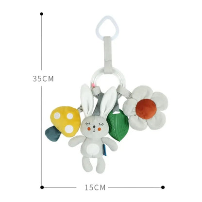 Plush Animal Baby Rattle Toy