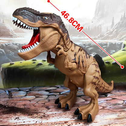 Electric Walking Dinosaur Robot Toy with Lights & Sound
