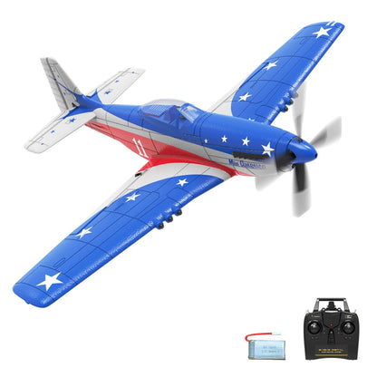 RC Spitfire Fighter Plane – 4CH Remote Control Warbird with Aerobatic Mode
