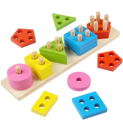 Montessori Wooden Blocks