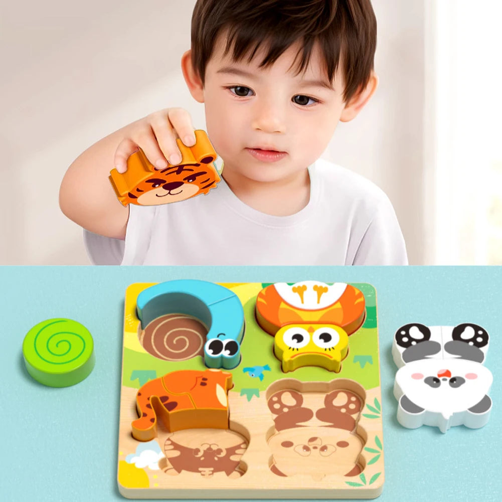 4-in-1 Wood Puzzle