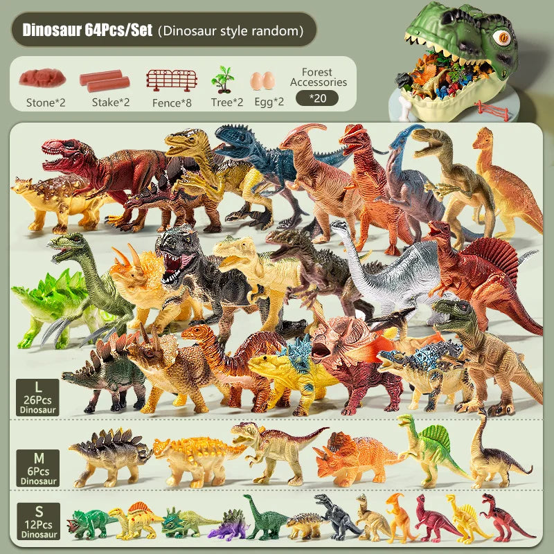 Simulation Dinosaur Toy Set