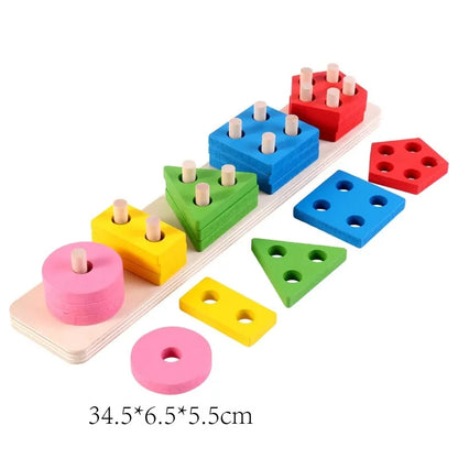 Montessori Wooden Blocks