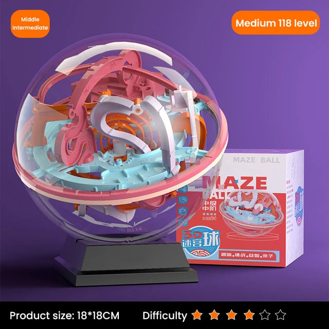 3D Balance Maze Ball