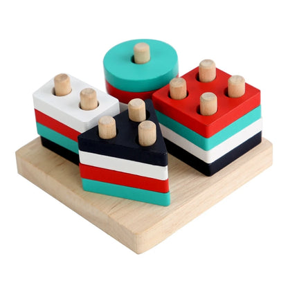 Montessori Wooden Blocks