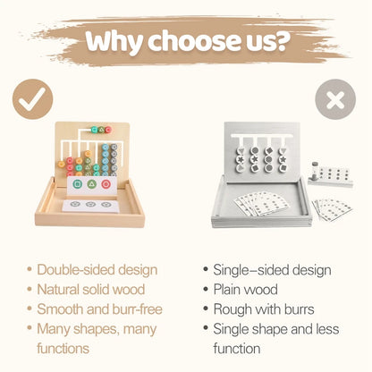 Montessori Wooden Learning Board