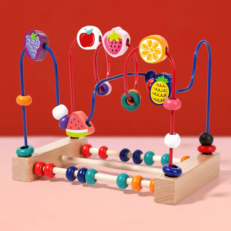 Wooden Bead Maze Toy
