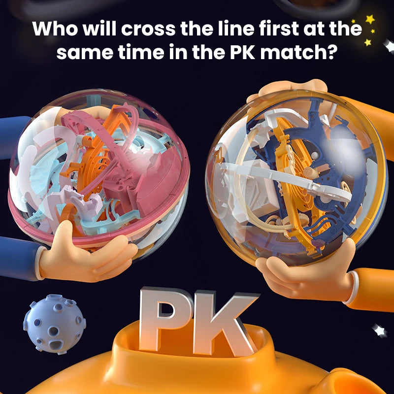 3D Balance Maze Ball