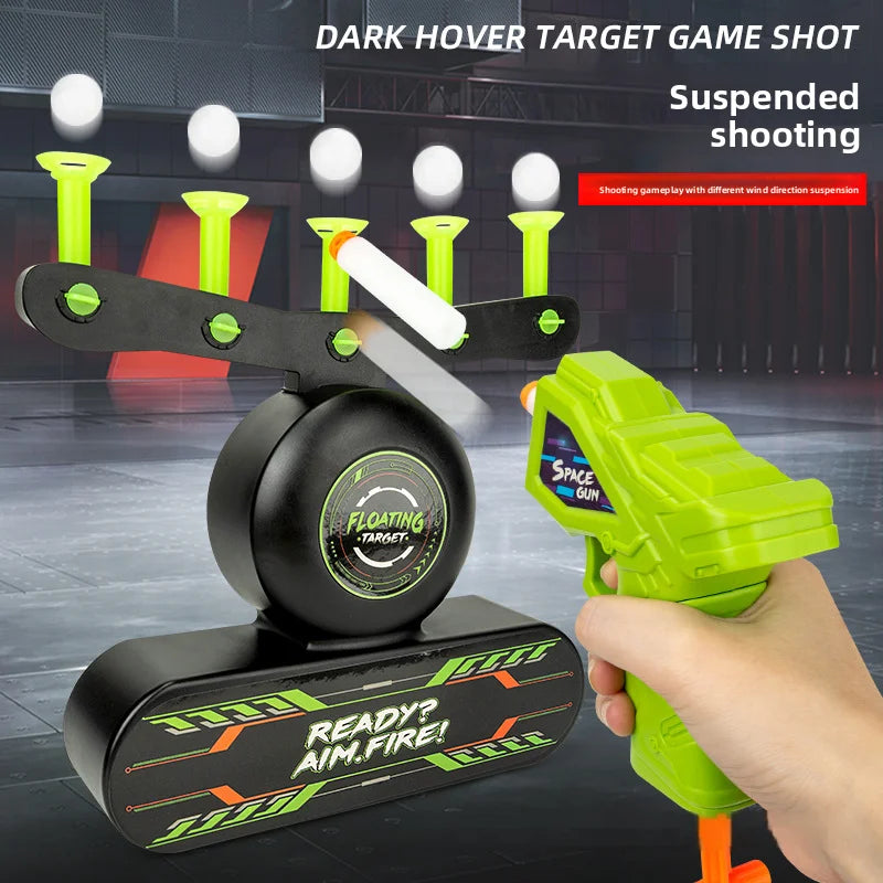 Kids Floating Target Shooting Set – Glow-in-the-Dark Electric Hover Game