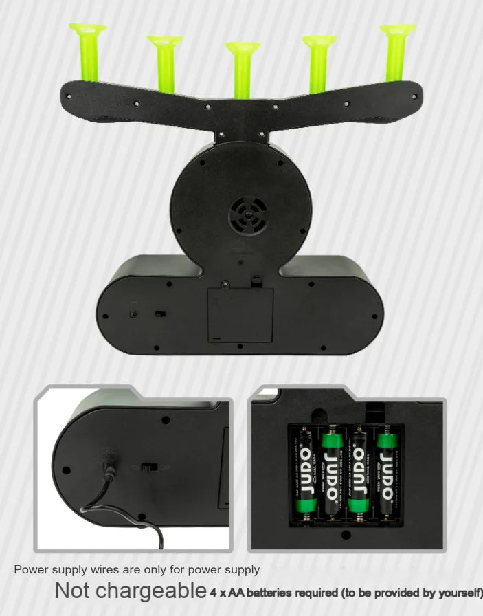 Kids Floating Target Shooting Set – Glow-in-the-Dark Electric Hover Game