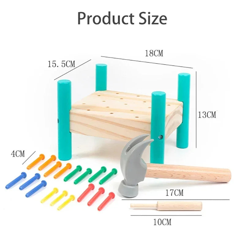 Wooden Hammer Learning Toy
