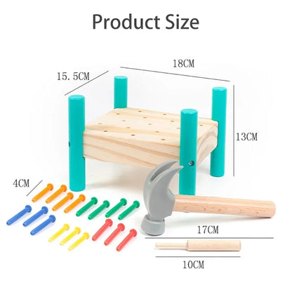 Wooden Hammer Learning Toy