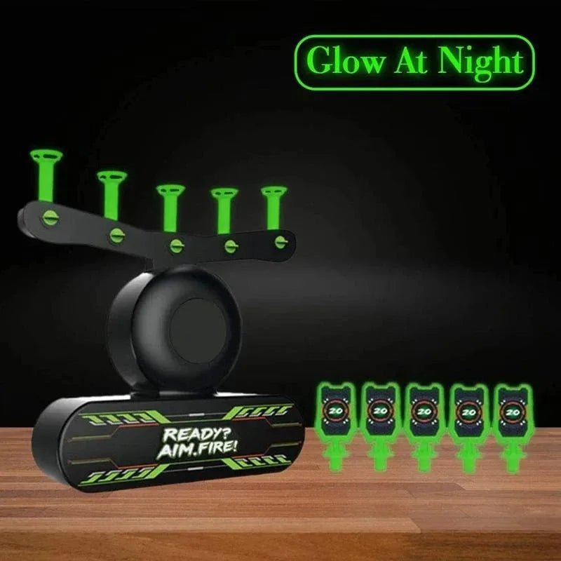 Kids Floating Target Shooting Set – Glow-in-the-Dark Electric Hover Game
