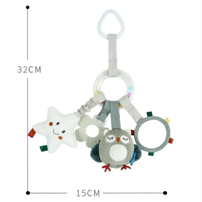 Plush Animal Baby Rattle Toy