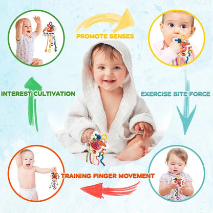 Sensory Octopus Pull Toy