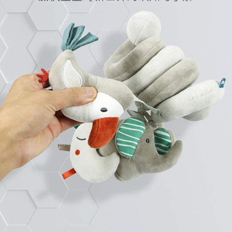 Plush Animal Baby Rattle Toy