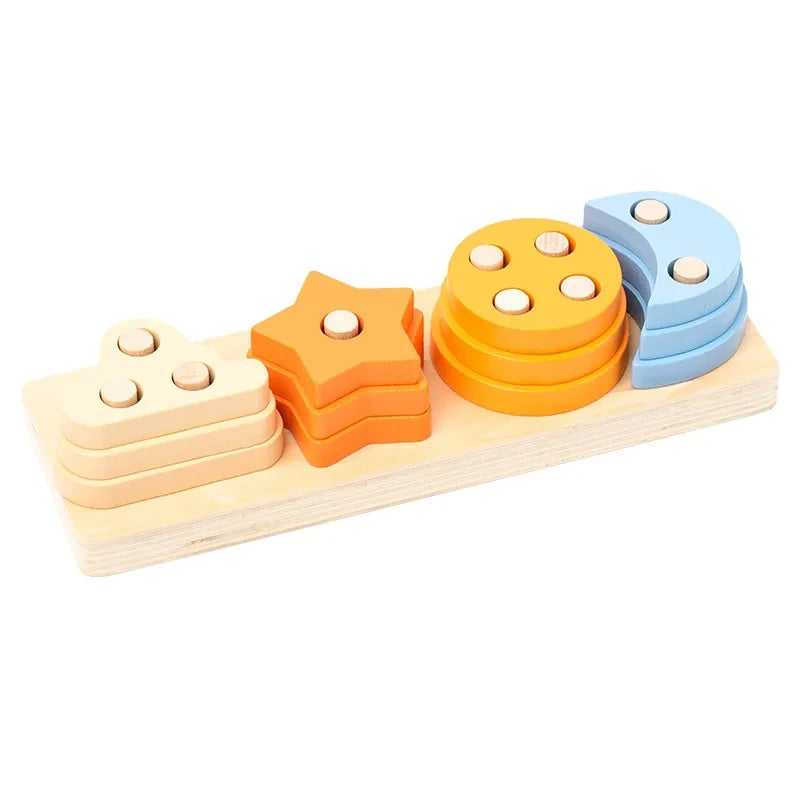 Montessori Wooden Blocks