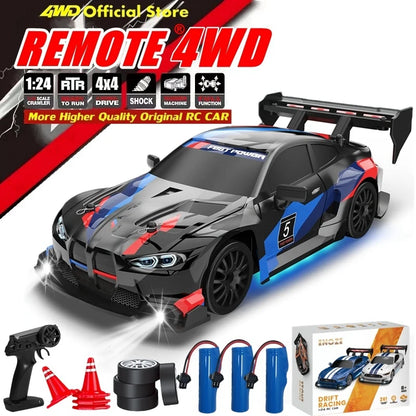 4WD RC Drift Car with LED Lights