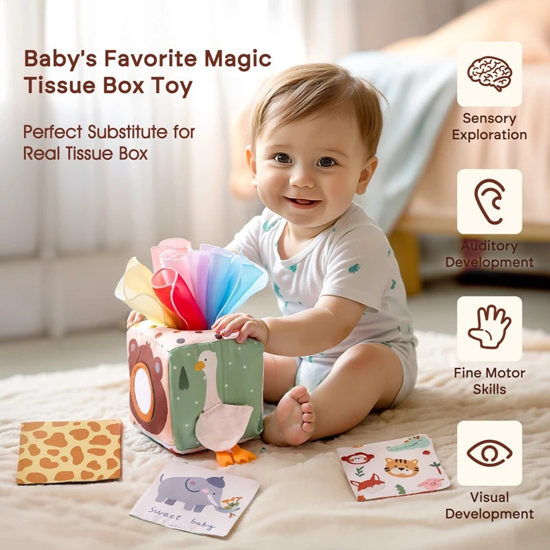 Montessori Magic Sensory Tissue Box