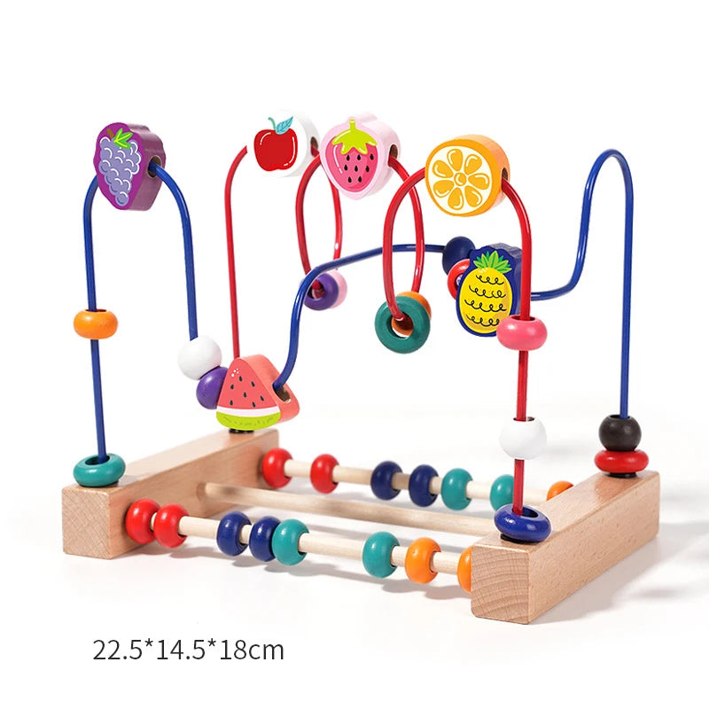 Wooden Bead Maze Toy