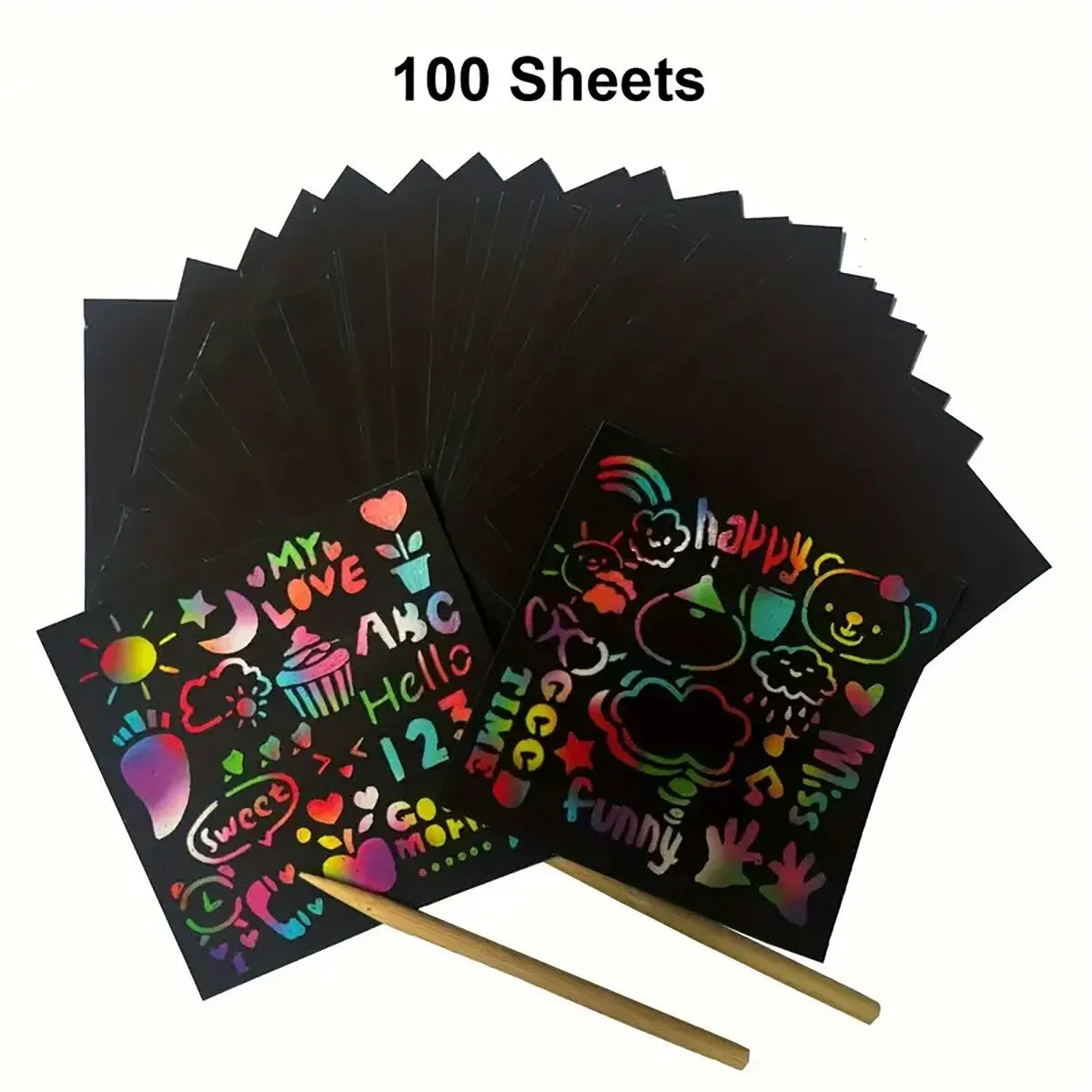 Scratch Painting Cards