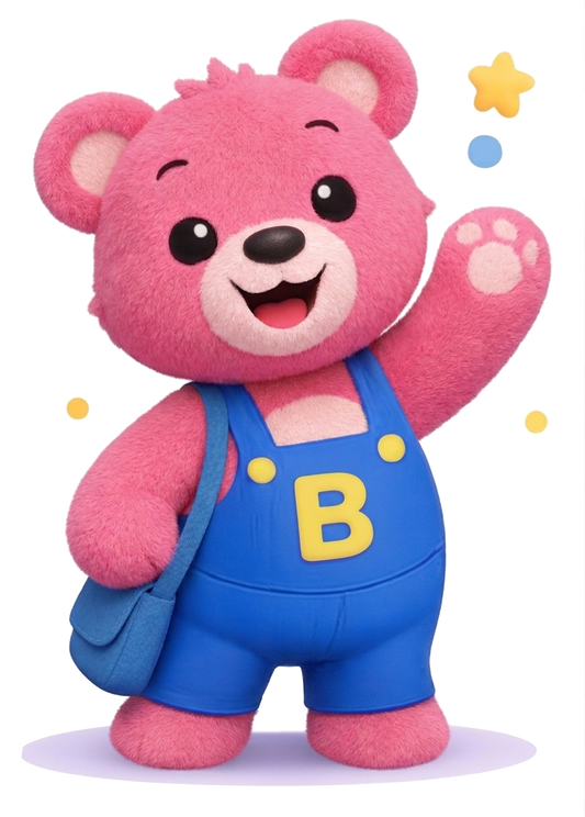 Bibo, Toy Bargains UK's cheerful mascot, waving hello